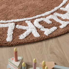 Rond vloerkleed kinderkamer - Bodhi Terra - product
