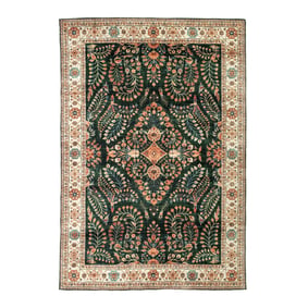 Vintage buitenkleed - Santo Flora Donkergroen - sfeer