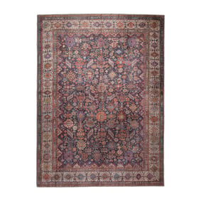 Oosters tapijt - Liva Herati Blauw - sfeer