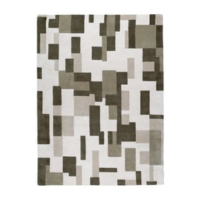 Abstract vloerkleed - Vienna Geo Groen - product