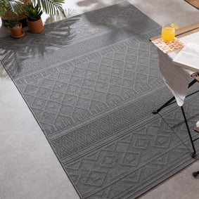In- & Outdoorkleed - Dunes Geo Antraciet 