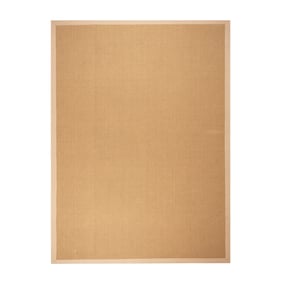 Sisal vloerkleed - Tulum Border Beige - sfeer