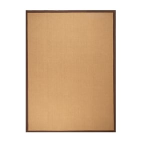 Sisal vloerkleed - Tulum Border Bruin - sfeer