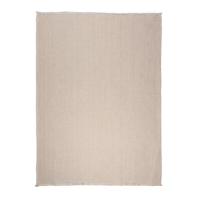Jute vloerkleed - Rumi Grid Beige/Wit - product