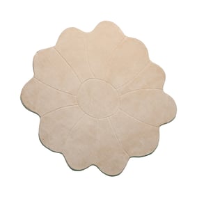 Kindervloerkleed rond - Coco Bloem Beige - sfeer