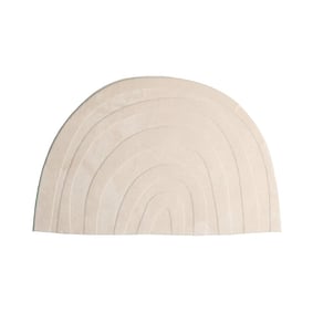 Wasbaar kindervloerkleed - Coco Regenboog Beige - product