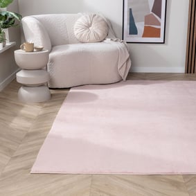 Wasbaar vloerkleed - Vivid Roze 