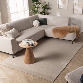 Wollen vloerkleed - Bliss Creme/Wit
