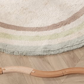 Ovaal wasbaar kindervloerkleed - Milo Groen - product
