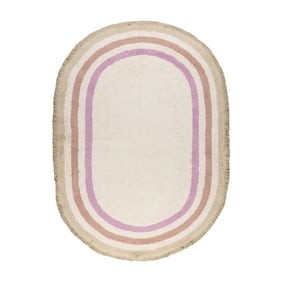 Ovaal wasbaar kindervloerkleed - Milo Roze - product