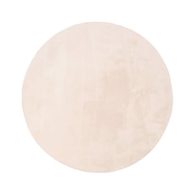Rond wasbaar vloerkleed - Vivid Beige  - product