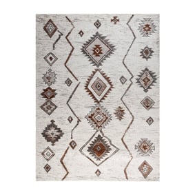 Hoogpolig vloerkleed - Blend Aztec Terra - product