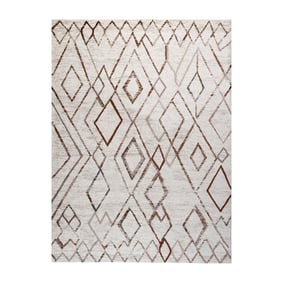 Hoogpolig vloerkleed - Blend Diamond Terra - sfeer