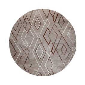Rond Berber vloerkleed - Blend Diamond Beige - product