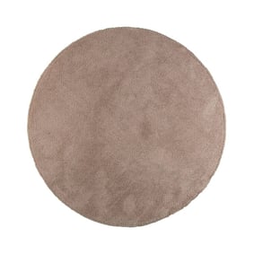Zacht rond vloerkleed - Teddy Bruin - product