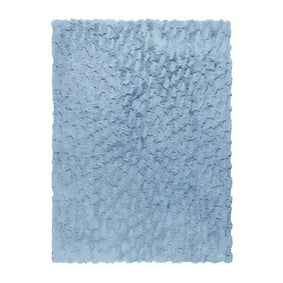 Fluffy vloerkleed 3D - Moon Blauw - product