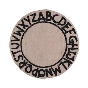 Rond vloerkleed kinderkamer - Bodhi Beige - product