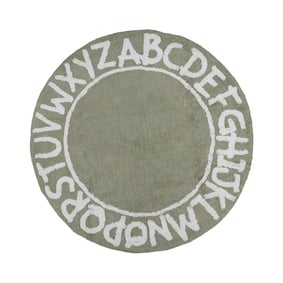 Rond vloerkleed kinderkamer - Bodhi Groen - product