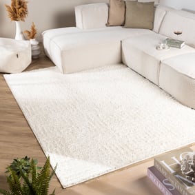 Scandinavisch vloerkleed - Lova Maze Crème
