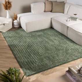 Scandinavisch vloerkleed - Lova Frames Groen