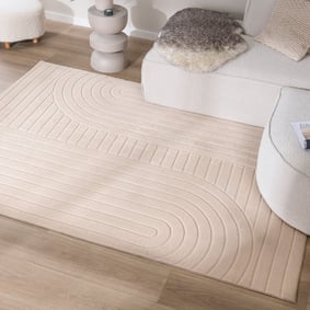 Scandinavisch vloerkleed - Charm Arches Beige