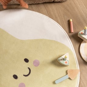 Wasbaar kindervloerkleed - Berry Peer Groen - product