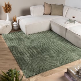 Scandinavisch vloerkleed - Lova Arches Groen
