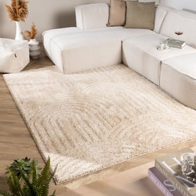Scandinavisch vloerkleed - Lova Arches Beige
