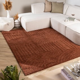 Scandinavisch vloerkleed - Lova Arches Terra