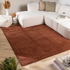 Scandinavisch vloerkleed - Lova Arches Terra
