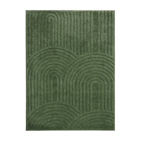 Scandinavisch vloerkleed - Lova Arches Groen - product