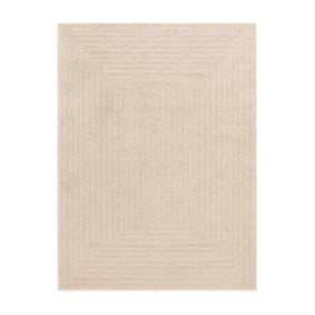 Scandinavisch vloerkleed - Lova Frames Beige - sfeer