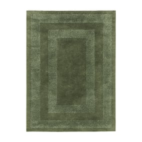Scandinavisch vloerkleed - Lova Border Groen  - product