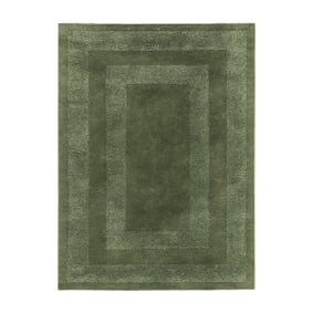 Scandinavisch vloerkleed - Lova Border Groen - sfeer