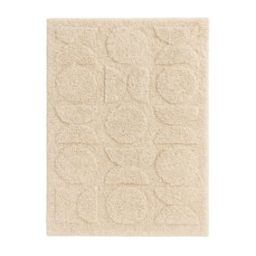 Scandinavisch vloerkleed - Lova Orbit Beige  - product