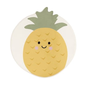 Wasbaar kindervloerkleed - Berry Ananas Geel - product
