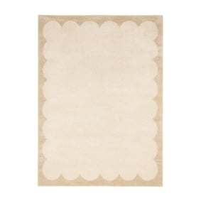 Wasbaar vloerkleed - Myrre Beige/Wit  - product