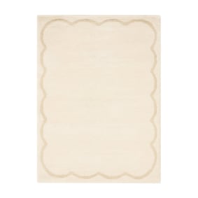 Wasbaar vloerkleed - Myrre Wit/Beige  - product