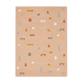 Vloerkleed kinderkamer – Lux Geo Beige/Multicolor - product
