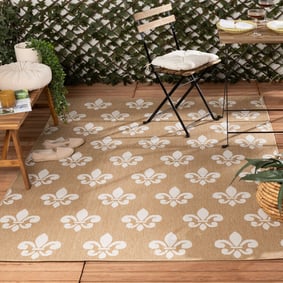 Jute buitenkleed - Como Royal Beige/Creme 