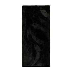 Zacht laagpolige Loper - Cozy Zwart - product