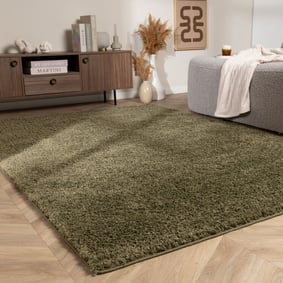 Hoogpolig vloerkleed - Wish Groen