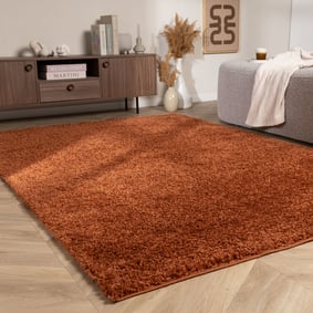Hoogpolig vloerkleed - Wish Terracotta