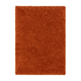 Hoogpolig vloerkleed - Wish Terracotta - sfeer
