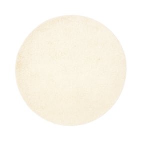 Rond Hoogpolig vloerkleed - Wish Creme - sfeer