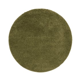Rond Hoogpolig vloerkleed - Wish Groen - product