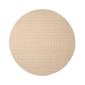 Rond Scandinavisch vloerkleed - Charm Arches Beige - product