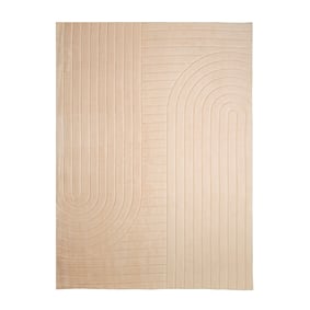 Scandinavisch vloerkleed - Charm Arches Beige - sfeer