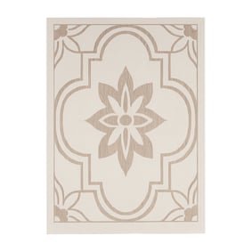Buitenkleed - Isla Medaillon Wit/Beige - product