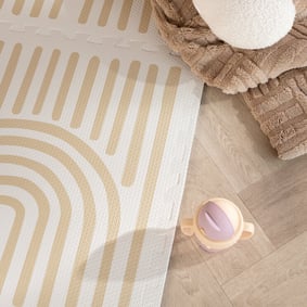 Foam Puzzelmat - Alfie Grid Beige - product